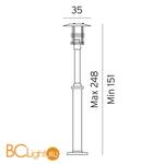 Садово-парковый фонарь Norlys Stockholm 281B - Схема