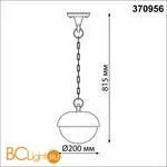 Уличный подвесной светильник Novotech Acorn 370956 - Фото 1