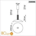 Подвесной светильник Novotech Alba 358986 - Фото 1
