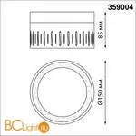 Потолочный светильник Novotech Aura 359004 - Фото 0