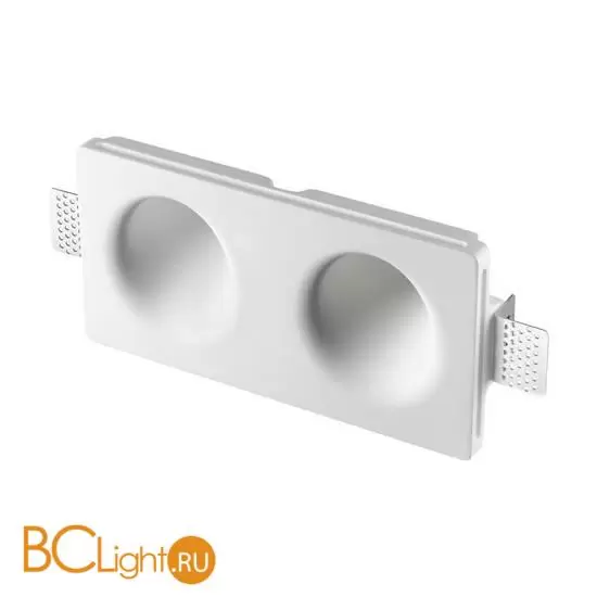 Гипсовый светильник встраиваемый в стену ГКЛ под покраску IP20 2xGU10 50W 220-240V Novotech CAIL 371014
