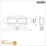 Уличный настенный светильник Novotech CALLE 358564 - Фото 1