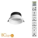 Светильник Novotech встраиваемый с переключателем цв. температуры IP44 LED 30W 220-240V 3000К\4000К\6000К CLARA 359557