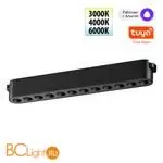 Трековый ременный светодиодный SMART светильник c доп. механическим перекл. цветности Novotech EASY CRI90+ 3000-6000К 440Лм 28 12W TUYA, Алиса, Wi-Fi 359459