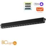 Трековый ременный светодиодный SMART светильник c доп. механическим перекл. цветности Novotech EASY CRI90+ 3000-6000К 660Лм 28 18W TUYA, Алиса, Wi-Fi 359460