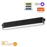 Трековый ременный светодиодный SMART светильник c доп. механическим перекл. цветности Novotech EASY CRI90+ 3000-6000К 460Лм 110 12W TUYA, Алиса, Wi-Fi 359462