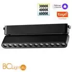 Трековый ременный светодиодный SMART светильник c доп. механическим перекл. цветности Novotech EASY CRI90+ 3000-6000К 440Лм 28 12W TUYA, Алиса, Wi-Fi 359465