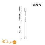 Подвесной светильник Novotech Eddy 357979 - Схема