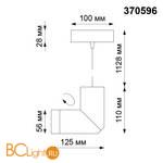 Подвесной светильник Novotech Elite 370596 - Схема