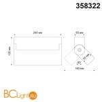 Потолочный светильник Novotech Eos 358322 - Схема