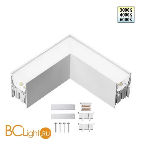 Светильник соединитель Novotech Over «L» с переключ. цв. температуры IP20 LED Ra90 Lm560 8W 220-240V 3000К\4000К\6000К FATTO 359608