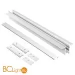 Шинопровод для встраиваемого монтажа в ГКЛ (заглушки 2шт, прямые соединители 2шт, крышка из пластика) IP20 48V Novotech Flum 135229