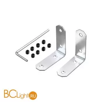 135247 SHINO NT24 139 черный Соединительная планка без токопровода угловая (4 шт) для арт.135129-135130; 135179-135180; 135241-135244 IP20 FLUM