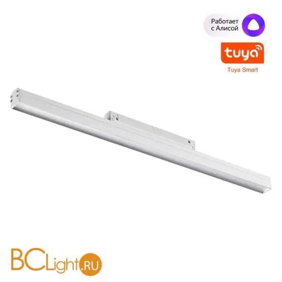 Трековый светодиодный TUYA SMART светильник Novotech Flum CRI90+ 3000-6500К 1920Лм 100° 24W Bluetooth Wi-Fi Алиса 359485