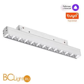 Трековый светодиодный TUYA SMART светильник Novotech Flum CRI90+ 3000-6500К 960Лм 38° 12W Bluetooth Wi-Fi Алиса 359487