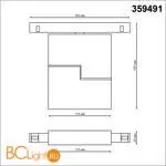 Трековый светодиодный TUYA SMART светильник Novotech Flum CRI90+ 3000-6500К 800Лм 120° 10W Bluetooth Wi-Fi Алиса 359491 - Фото 1