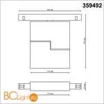 Трековый светодиодный TUYA SMART светильник Novotech Flum CRI90+ 3000-6500К 800Лм 120° 10W Bluetooth Wi-Fi Алиса 359492 - Фото 1