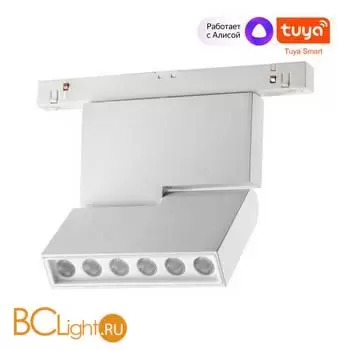 Трековый светодиодный TUYA SMART светильник Novotech Flum CRI90+ 3000-6500К 960Лм 24° 12W Bluetooth Wi-Fi Алиса 359493
