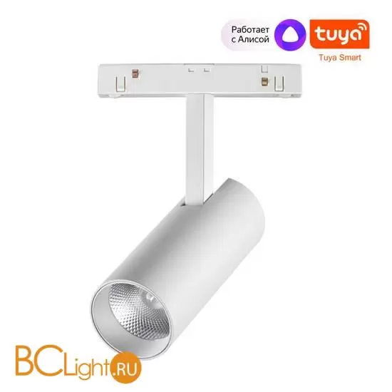 Трековый светодиодный TUYA SMART светильник Novotech Flum CRI90+ 3000-6500К 1080Лм 38° 12W Bluetooth Wi-Fi Алиса 359495