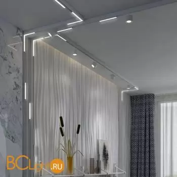 Трековый светодиодный TUYA SMART светильник Novotech Flum CRI90+ 3000-6500К 1920Лм 100° 24W Bluetooth Wi-Fi Алиса 359501 - Фото 0