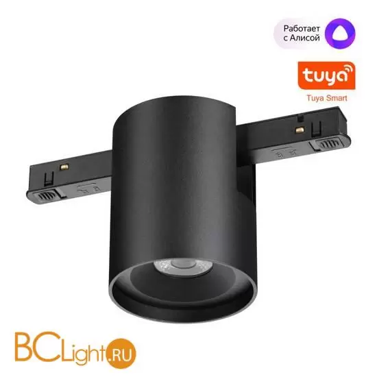 Трековый светильник диммируемый со сменой цв.температуры, пульт ДУ/Tuya Smart Life IP20 LED 10W 48V 3000-6000K Novotech FLUM 359517