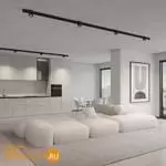 Трековый светильник диммируемый со сменой цв.температуры, пульт ДУ/Tuya Smart Life IP20 LED 10W 48V 3000-6000K Novotech FLUM 359517 - Фото 0