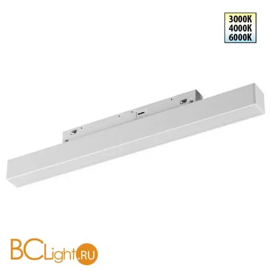 Трековый светильник Novotech SHINO с переключ. цв. темпер. IP20 LED Ra90 Lm450 3000К\4000К\6000К 10W 48V FLUM 359616