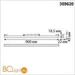 Трековый светильник Novotech SHINO с переключ. цв. темпер. IP20 LED Ra90 Lm1350 3000К\4000К\6000К 30W 48V FLUM 359620 - Фото 0