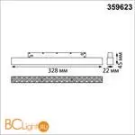 Трековый светильник Novotech SHINO с переключ. цв. темпер. IP20 LED Ra90 Lm1170 3000К\4000К\6000К 18W 48V FLUM 359623 - Фото 0