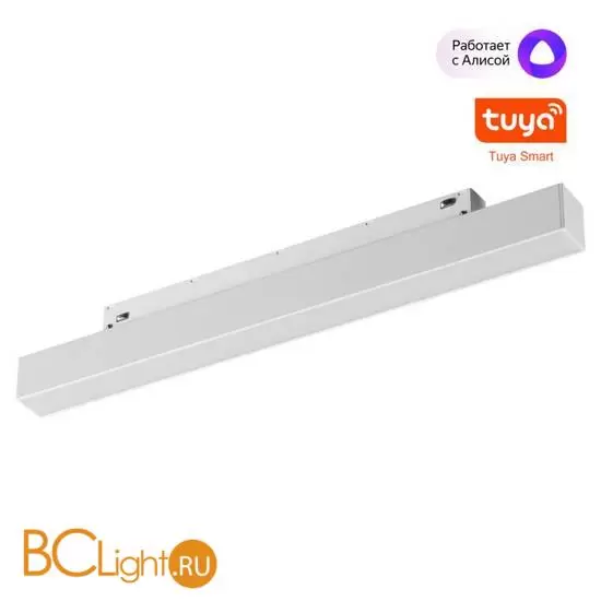 Трековый светильник Novoyech SHINO со сменой цв.температуры, пульт ДУ/Tuya Smart Life IP20 LED Ra90 Lm450 10W 48V 3000-6000K FLUM 359628