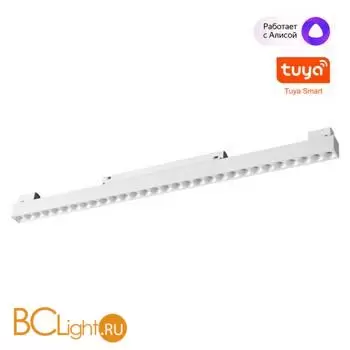 Трековый низковольт. св-к Novotech SHINO со сменой цв.температуры, пульт ДУ/Tuya Smart Life IP20 LED Ra90 Lm1950 30W 48V 3000-6000K FLUM 359636