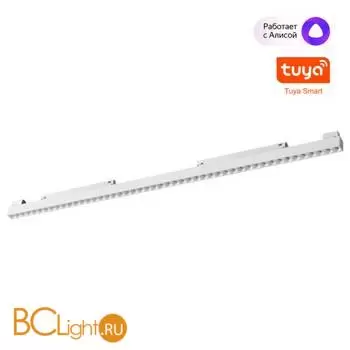 Трековый Novotech SHINO св-к диммир. со сменой цв.температуры, пульт ДУ/Tuya Smart Life IP20 LED 45W 48V 3000-6000K FLUM 359638