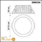 Встраиваемый светильник Novotech Gestion 358334 - Фото 1