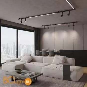 Светодиодный модульный трековый светильник SMART (TUYA, Алиса, Bluetooth, Wi-Fi) Novotech Glat CRI90+ 3000-6000К 1120Лм 36° 14W 359376 - Фото 0