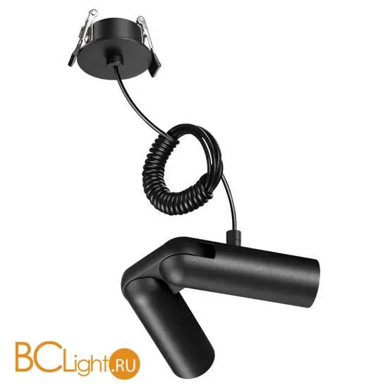 Встраиваемая база с вводом питания, гибким L-соединителем и проводом 200см Novotech Glat 359386