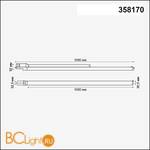 Cветильник для трехфазного шинопровода Novotech Iter 358170 - Схема