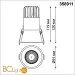Встраиваемый светильник Novotech Lang 358911 - Фото 0
