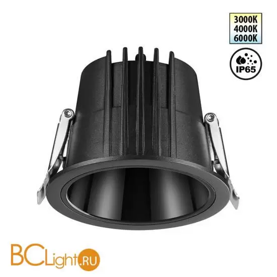 Светильник встраиваемый с переключателем цветовой температуры IP65 LED 10W 3000К\4000К\6000К Novotech LANG 359425