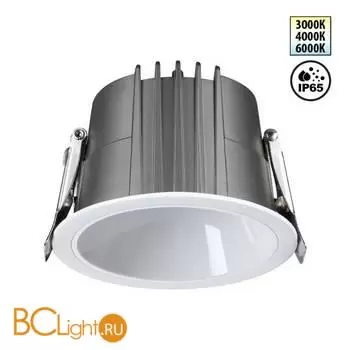 Светильник встраиваемый с переключателем цветовой температуры IP65 LED 15W 3000К\4000К\6000К Novotech LANG 359426