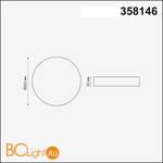 Встраиваемый светильник Novotech Mon 358146 - Схема