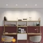 Квадратный белый встраиваемый спот с антибликовым фильтром под лампу GU10 Novotech MORUS WIR 371001 - Фото 0