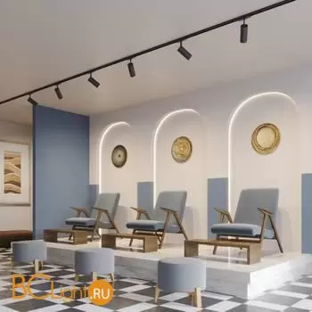 Светильник трехфазный трековый Novotech PORTс переключ. цв. темпер. и мощности IP20 LED Ra95 Lm3388 30-35-40W 220-240V 3000К\4000К\5700К NAIL 359584 - Фото 0