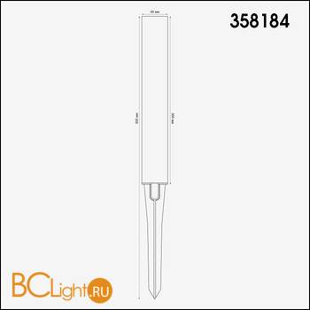 Корпус для модуля Novotech Nokta 358184 - Схема