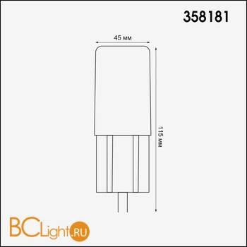 Садово-парковый фонарь Novotech Nokta 358181 - Схема