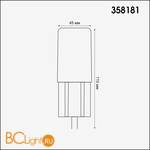 Садово-парковый фонарь Novotech Nokta 358181 - Схема