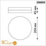 Уличный потолочный светильник Novotech Opal 358882 - Фото 0