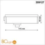 Адаптер Novotech Novotech Track Black трехжильный 359127 RAMO 359127 - Фото 1