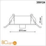 База для встраиваемого монтажа светильников 359128-359133 RAMO 359124 - Фото 1