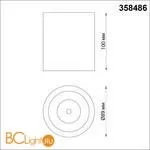 Потолочный накладной светильник Novotech RECTE 358486 - Фото 1