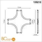 Соединитель с токопроводом "Х" для низковольтного шинопровода Novotech Smal 135212 - Фото 0